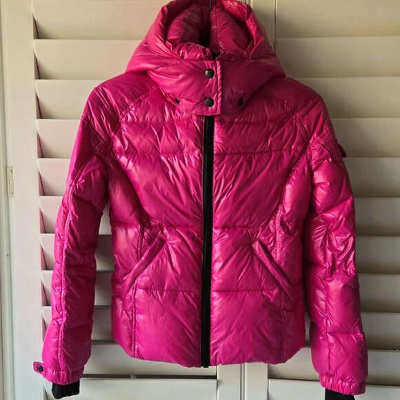 S13 Girls Gloss Mogul Glossy Puffer Jacket - Picture 2 of 9